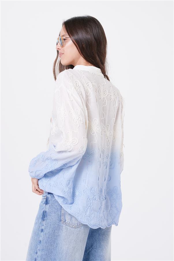 Camisa Zask Degrade Bordada